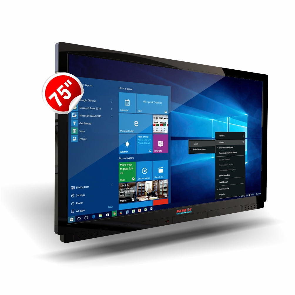 Complete 75 inch Interactive LED Solution