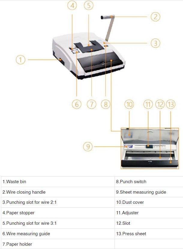 DSB WR2500 Electric Wire Binding Machine 250 Pages