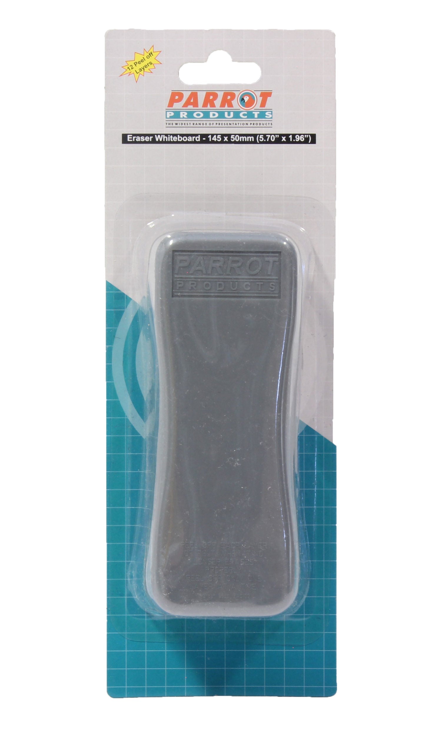 Eraser Whiteboard 145 55mm 12peel Off Layers