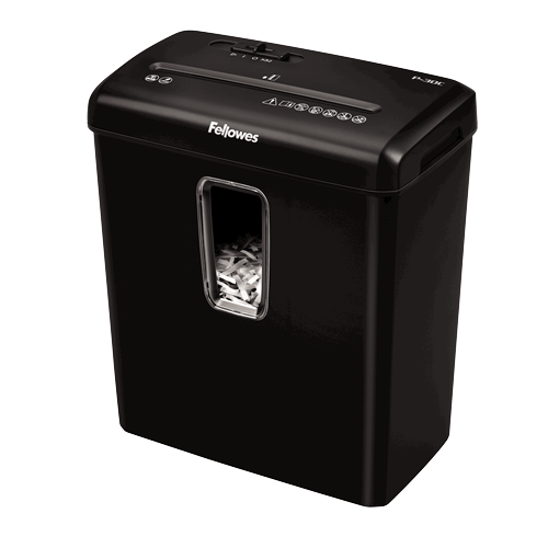 Fellowes Powershred P-30C Cross-Cut 6 Sheet Shredder P4