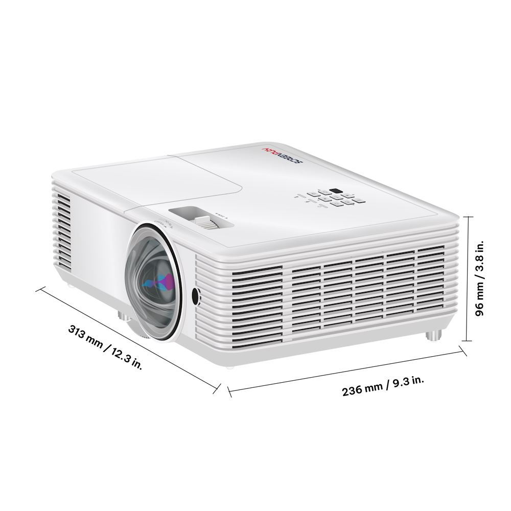 InFocus SP226ST DLP WXGA Short Throw Projector 3800 Lumens