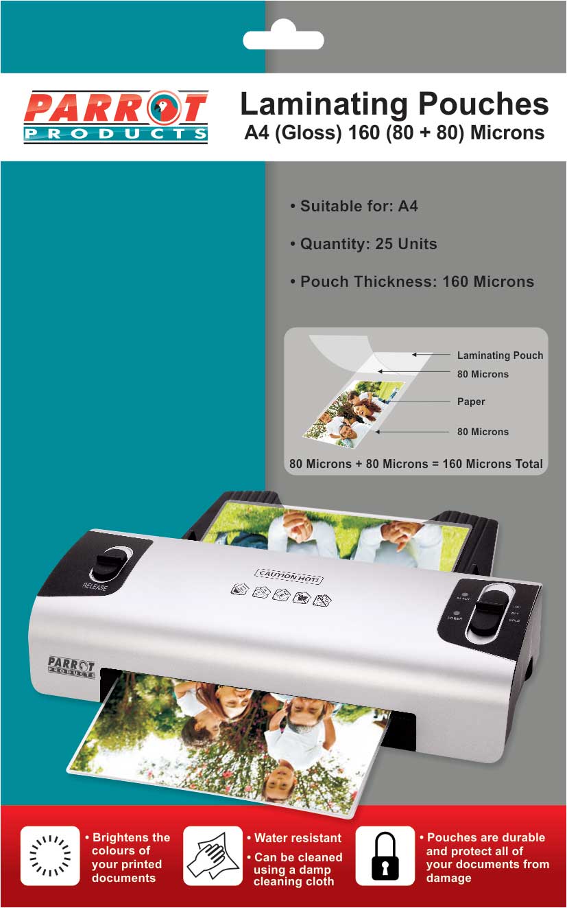 Laminating Pouch A4 220x310mm 160 (80+80) Mic Pack 25