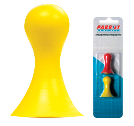 Magnets Map Pins 36mm 2 Card Assorted