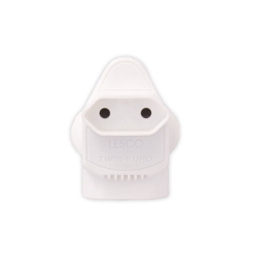 Plug Rsa Twin Euro Adaptor