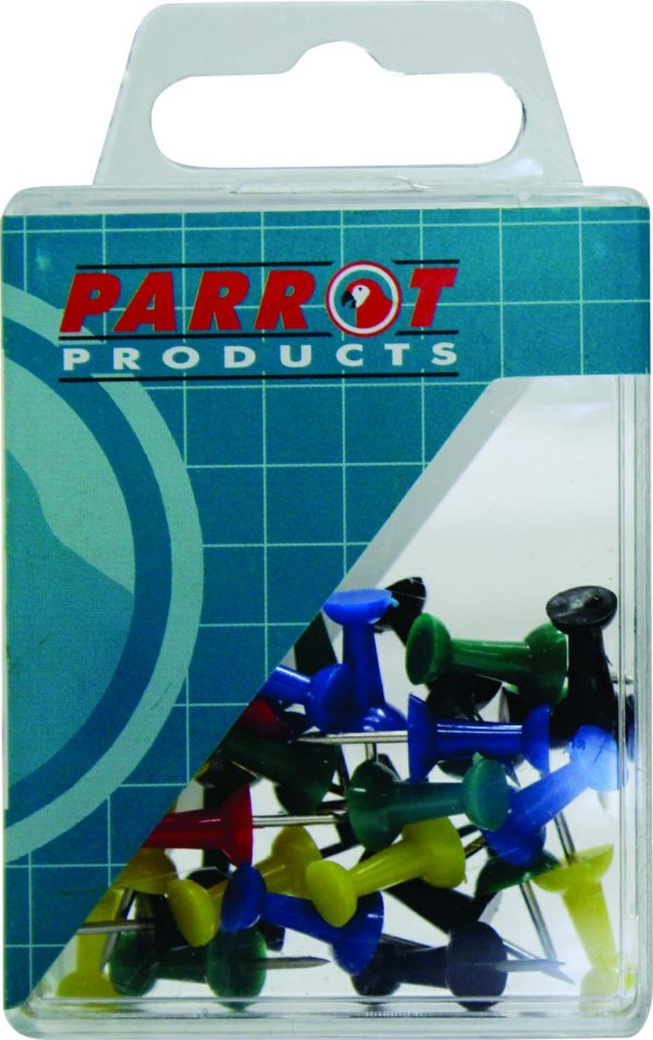 Push Pins Boxed Pack 30 Assorted