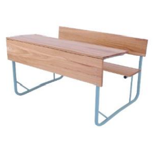 Combo Desk & Chair Secondary School Double Saligna (5 units)