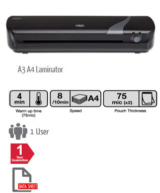 GBC Inspire+ A4 Entry Level Laminator Black