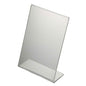 Acrylic Menu Holder Single Sided A6 Portrait