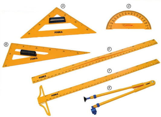 Whiteboard Set Square 45°