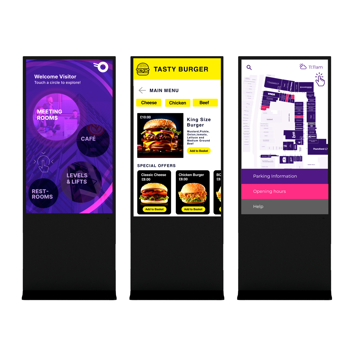 Clevertouch CL Totem Touch Display Kiosk