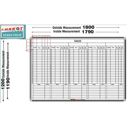 Custom Printed Magnetic Whiteboards - Click to Select Size