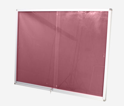 Lockable Pinning Board Display Case 1500 x 1200mm