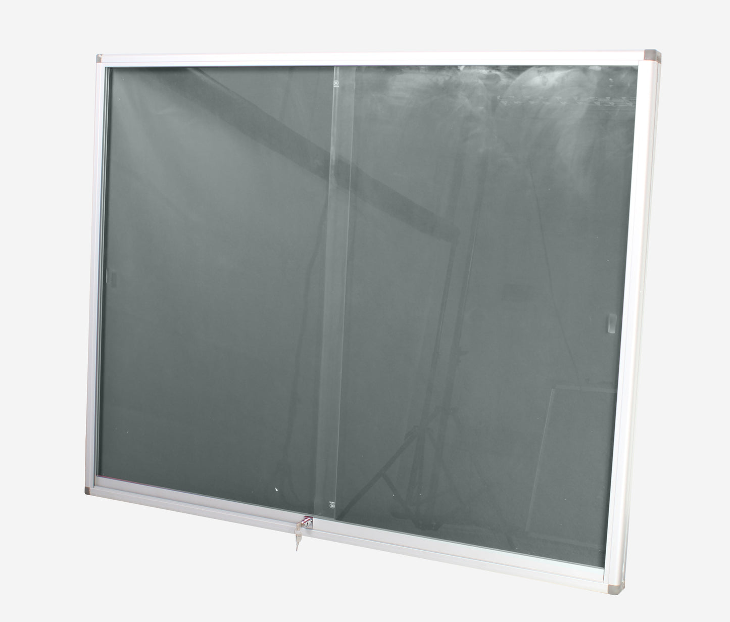 Lockable Pinning Board Display Case 1500 x 1200mm