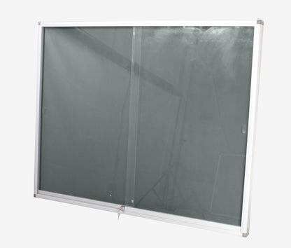 Lockable Pinning Board Display Case 1500 x 1200mm
