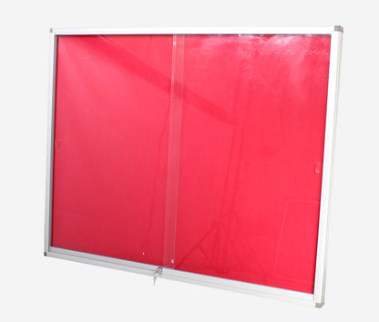 Lockable Pinning Board Display Case 1200 x 900mm