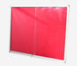 Lockable Pinning Board Display Case 1500 x 1200mm