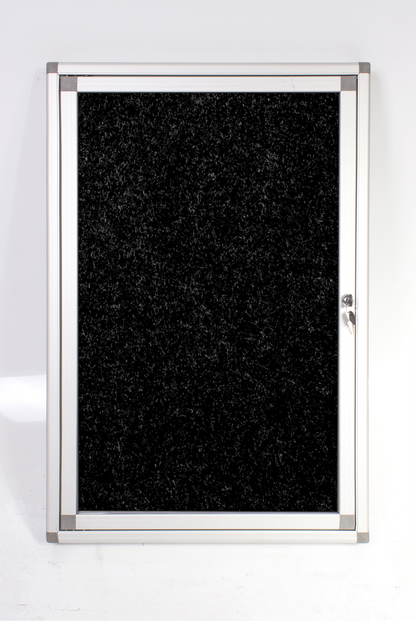 Lockable Pinning Board Display Case  900 x 600mm