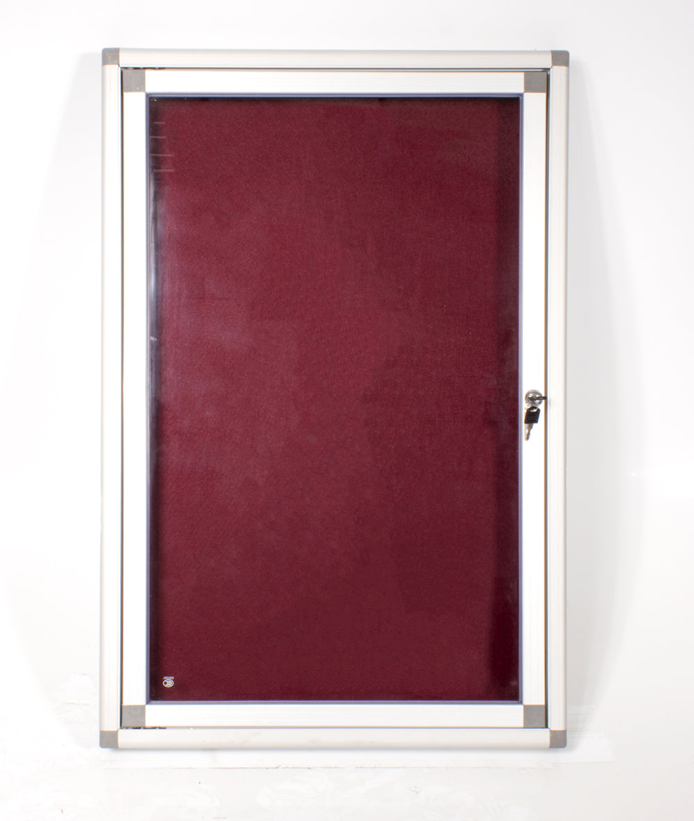 Lockable Pinning Board Display Case  900 x 600mm