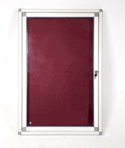 Lockable Pinning Board Display Case  900 x 600mm