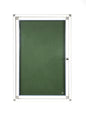 Lockable Pinning Board Display Case  900 x 600mm