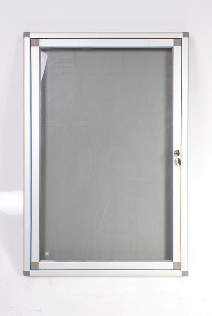 Lockable Pinning Board Display Case  900 x 600mm
