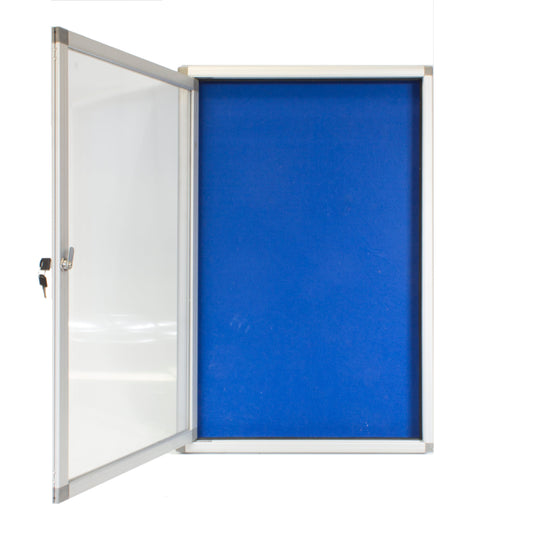 Lockable Pinning Board Display Case  900 x 600mm