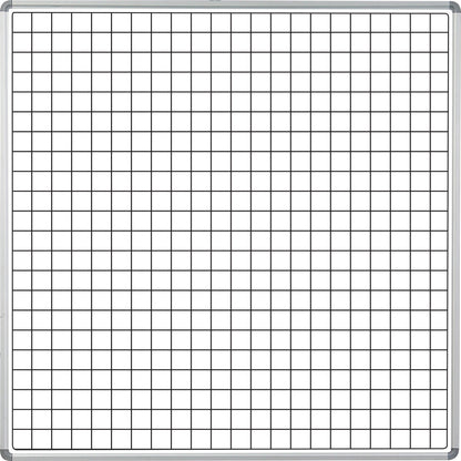 Edu Board Side Panel 1220x1220mm Magnetic White Blocks