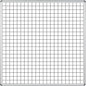 Edu Board Side Panel 1220x1220mm Magnetic White Blocks