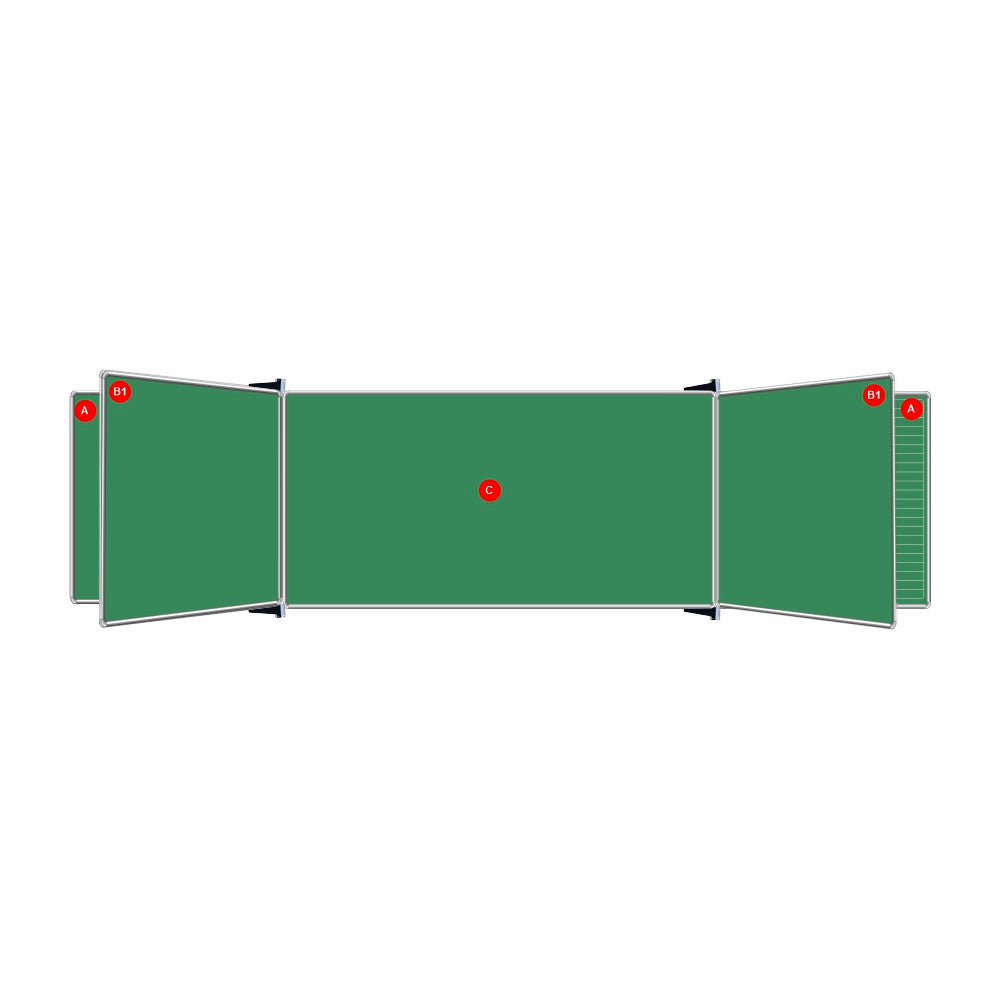 Edu Board Side Panel 1220x1220mm Non Magnetic Chalk