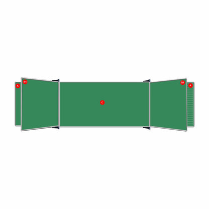 Edu Board Side Panel 1220x1220mm Non Magnetic Chalk
