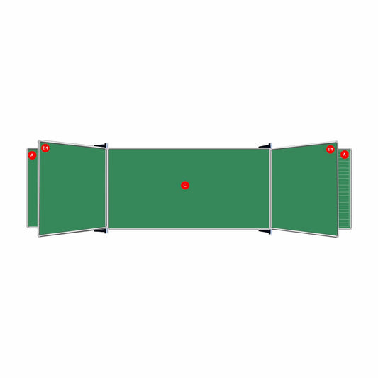 Edu Board Side Panel 1220x920mm Non Magnetic Chalk