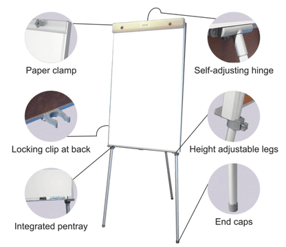 Parrot Flipchart Non Magnetic Standard 1000x640mm