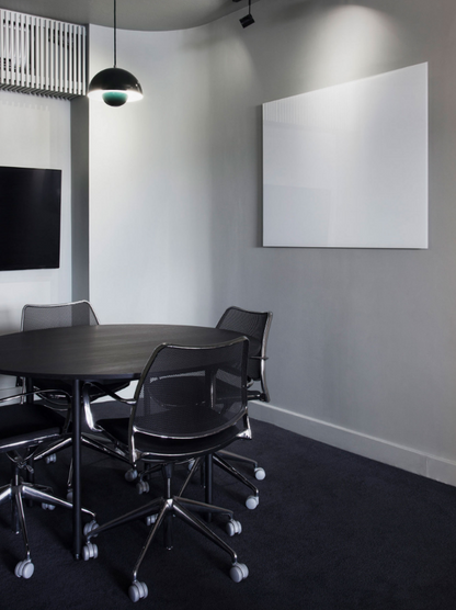 Floating Magnetic Glass Whiteboard 1800 x 1200mm