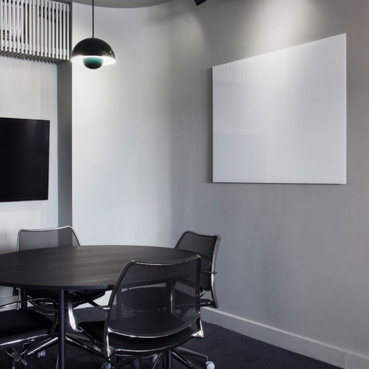 Floating Magnetic Glass Whiteboard 1200 x 900mm