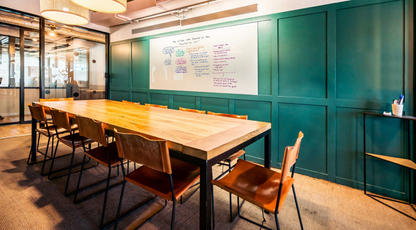 Floating Magnetic Glass Whiteboard 900 x 900mm