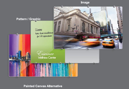 Glass Whiteboard Magnetic Printed 1800 x 1200mm