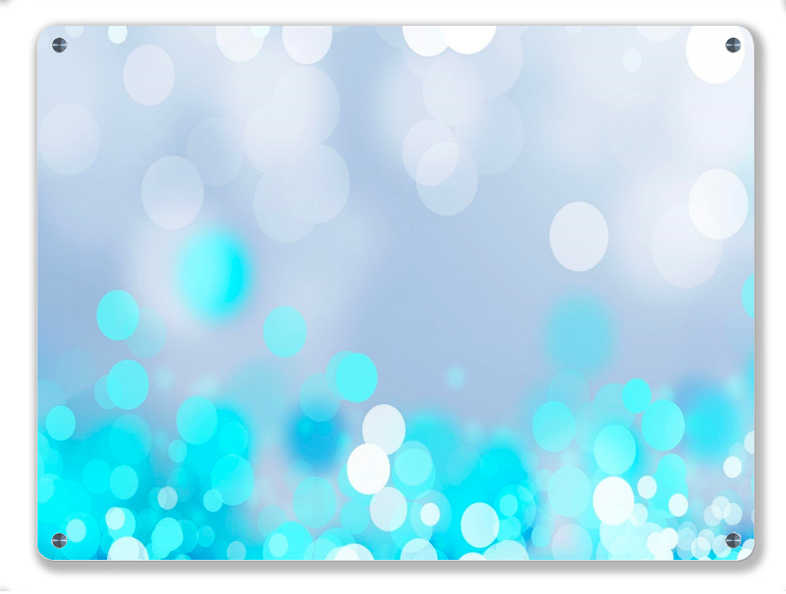 Custom Printed Glass Whiteboard Non-Magnetic