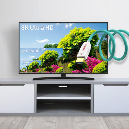 HDMI 8K Fibre 2.1 Cable 50 Meters