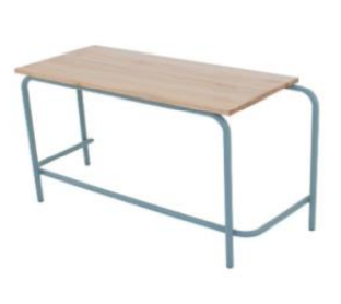 Double Table Higher Primary 1000mm wide Saligna Top (5 units)