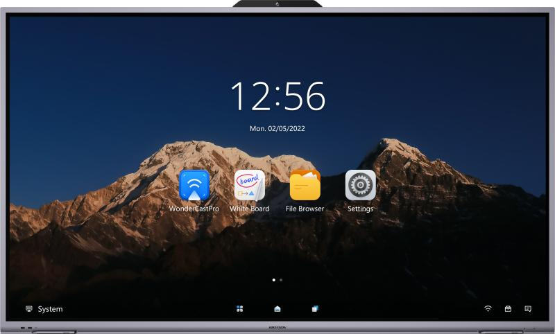 Hikvision 65" Interactive LED 4k UHD with Integrated Camera