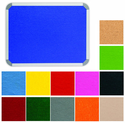 Felt Info Board Aluminium Frame 900x900mm