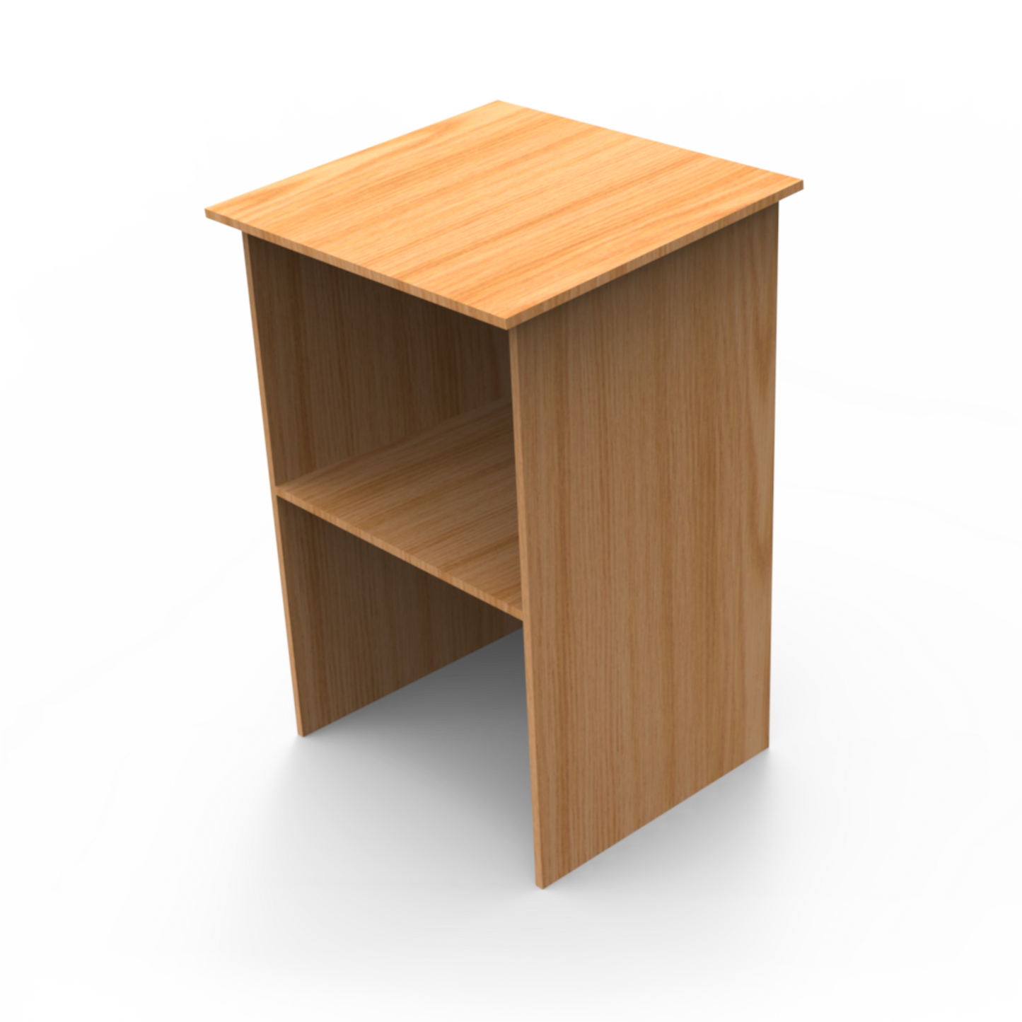 Free-Standing Wooden Lectern