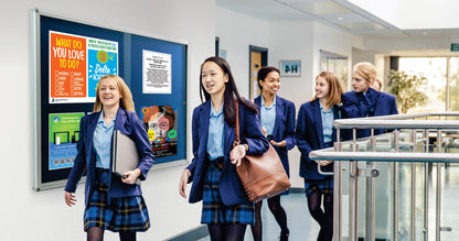 Lockable Pinning Board Display Case 1200 x 900mm