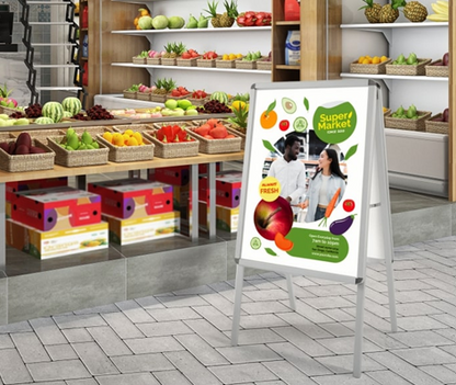 Poster A-Frame Aluminium Stand A1 Size