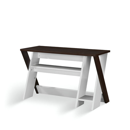 Indiana Computer study desk - K walnut/White