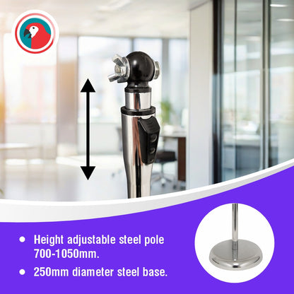 Lollipop aluminium poster frame stand A3