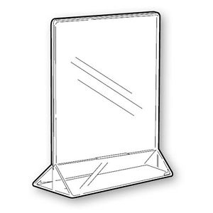 Acrylic Menu Holder Double Sided A4 Portrait