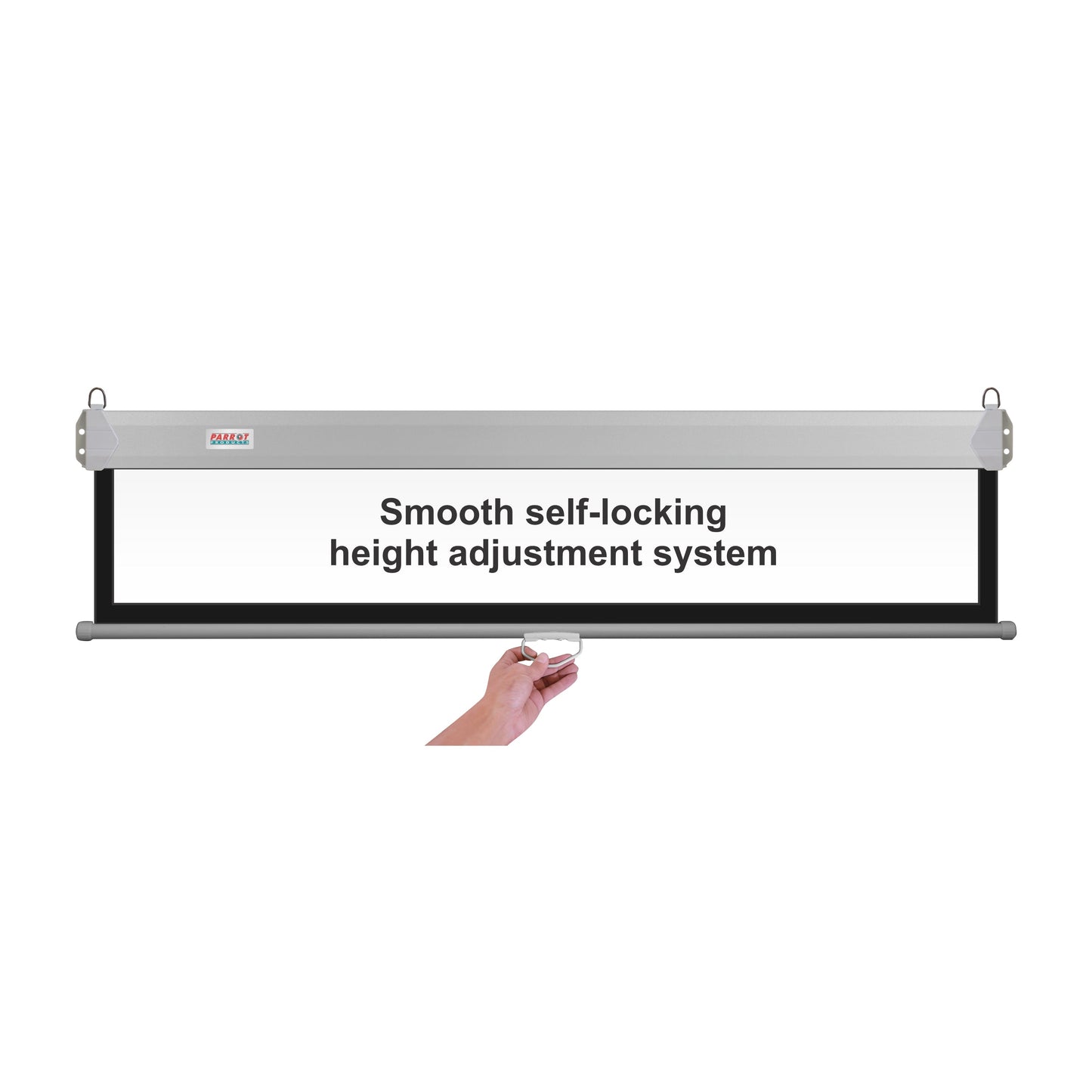 Parrot Products Manual Pull Down Screens 1:1 Aspect Ratio