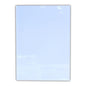 Perspex Pocket Clear White Backing A3