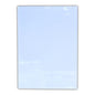 Perspex Pocket Clear White Backing A4